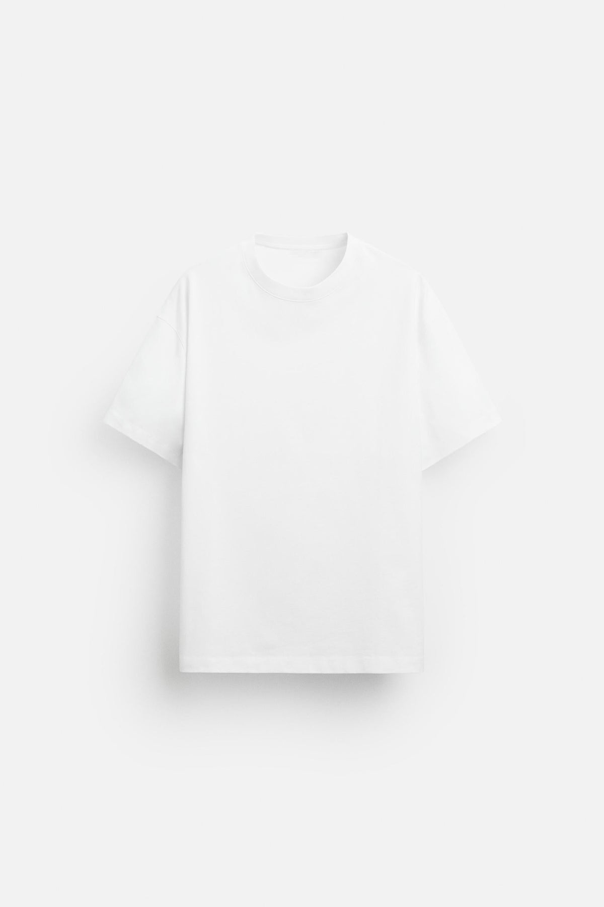WHITE SWEATSHIRT HEAVYWEIGHT OVERSIZED T-SHIRT