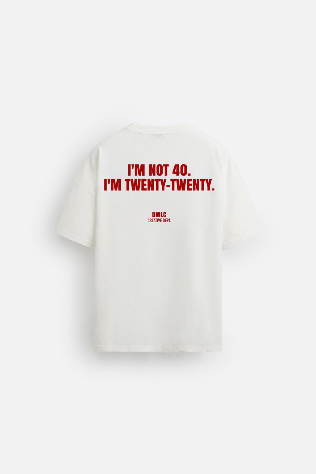 20-20 WHITE OVERSIZED TSHIRT