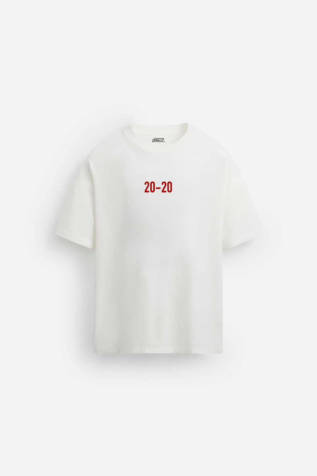 20-20 WHITE OVERSIZED TSHIRT