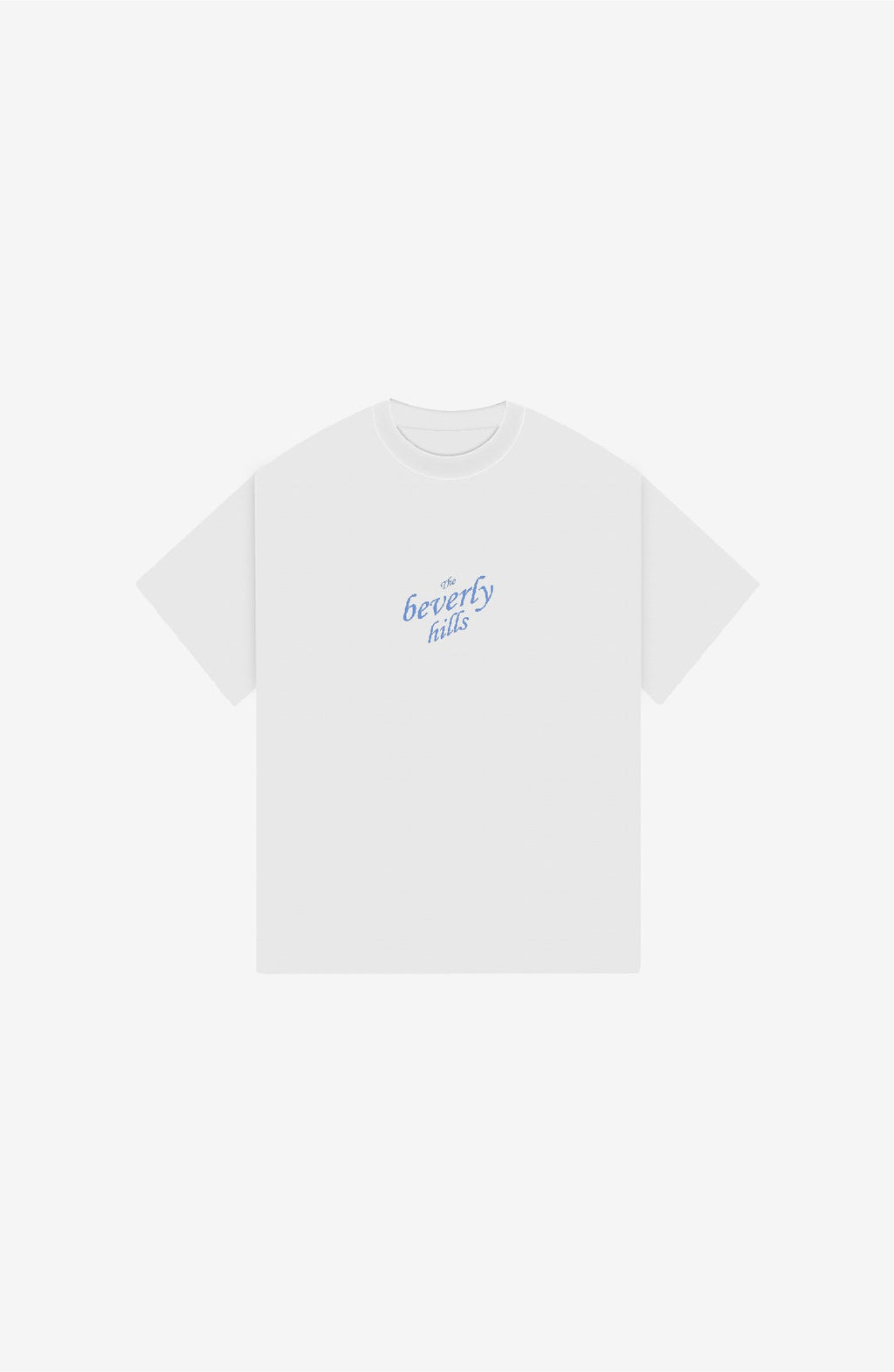 BEVERLY HILLS SPEEDWAY VINTAGE WHITE OVERSIZED T-SHIRT