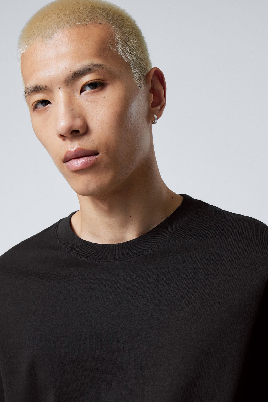 SUPRIMA COTTON BLACK REGULAR CLASSIC TSHIRT