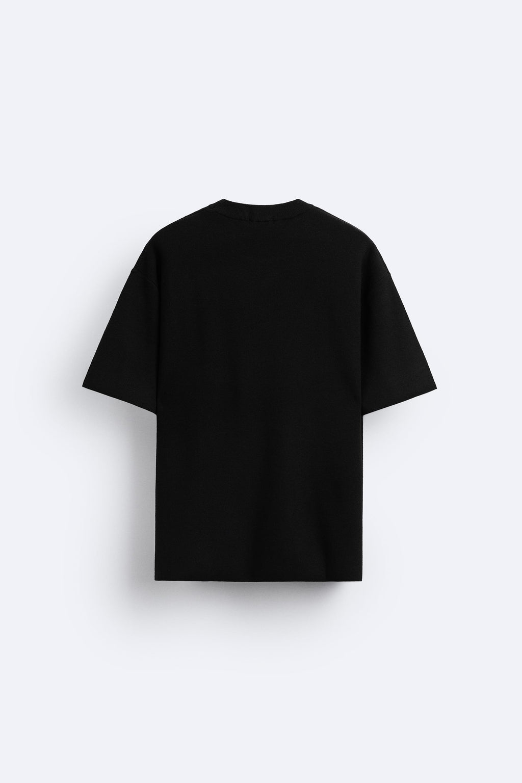 JET BLACK PREMIUM LOOP KNIT TERRY OVERSIZED T-SHIRT
