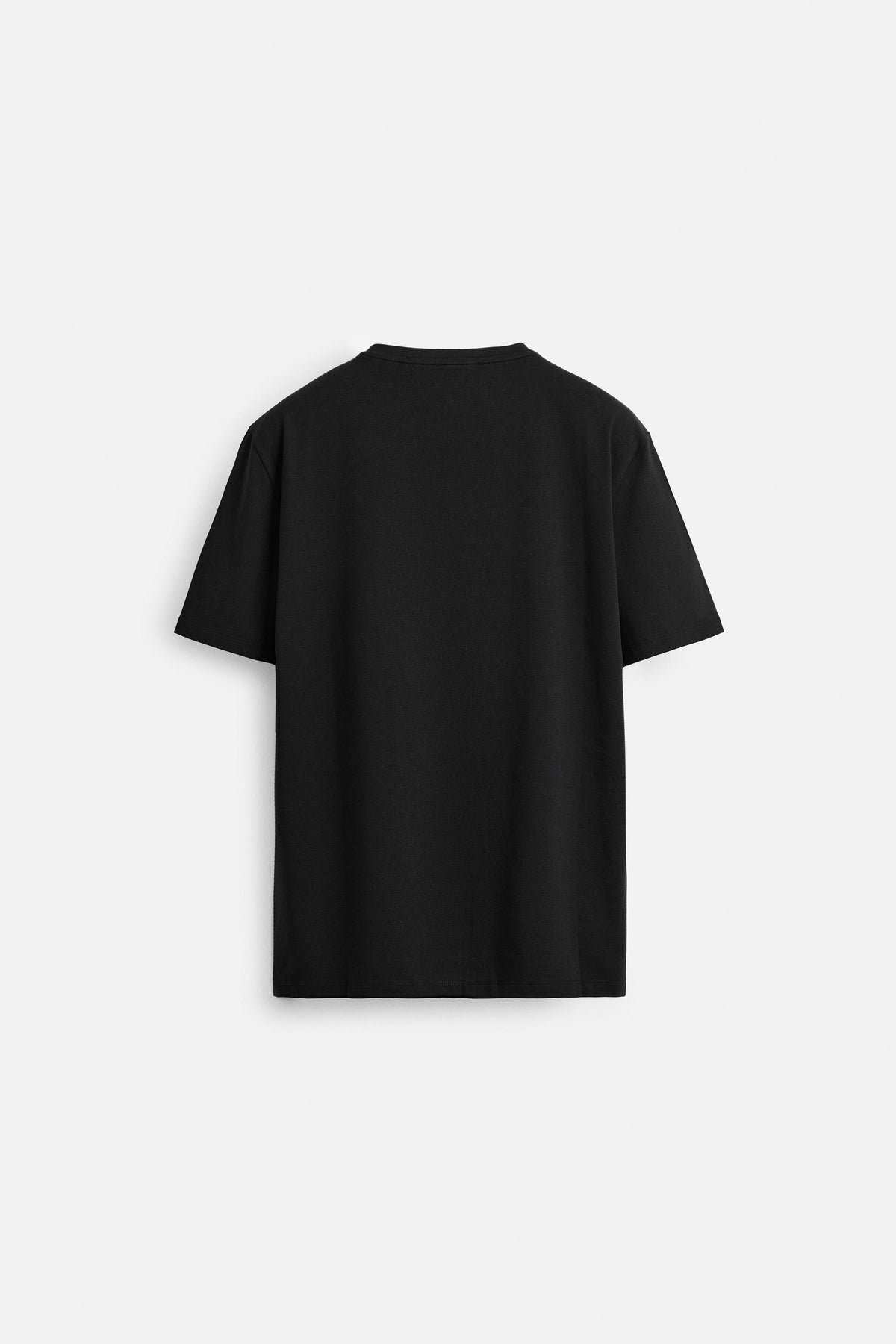 SHE SAID BLACK STRETCH SLIMFIT TSHIRT
