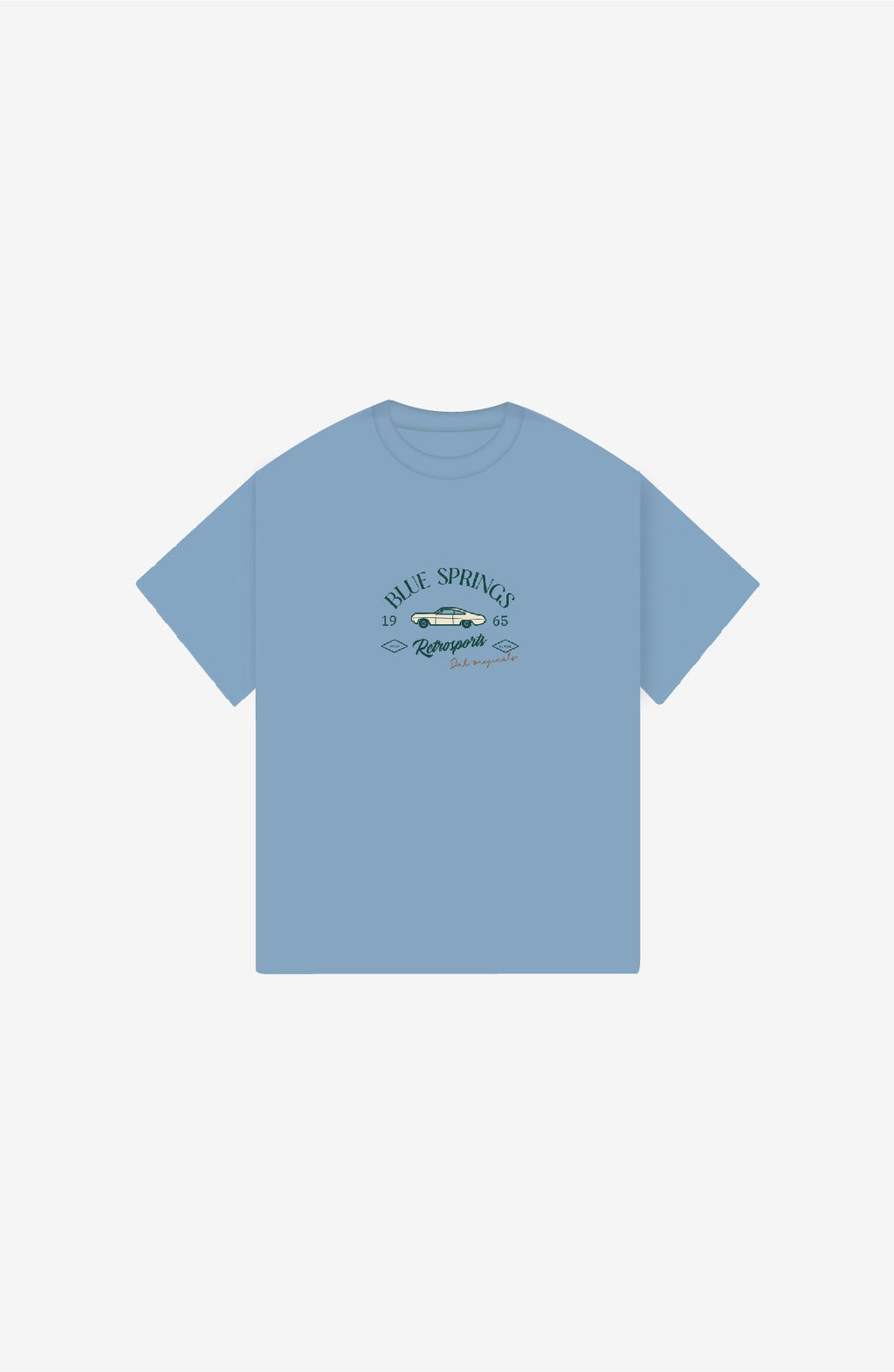 BLUE SPRINGS VINTAGE SKY OVERSIZED T-SHIRT