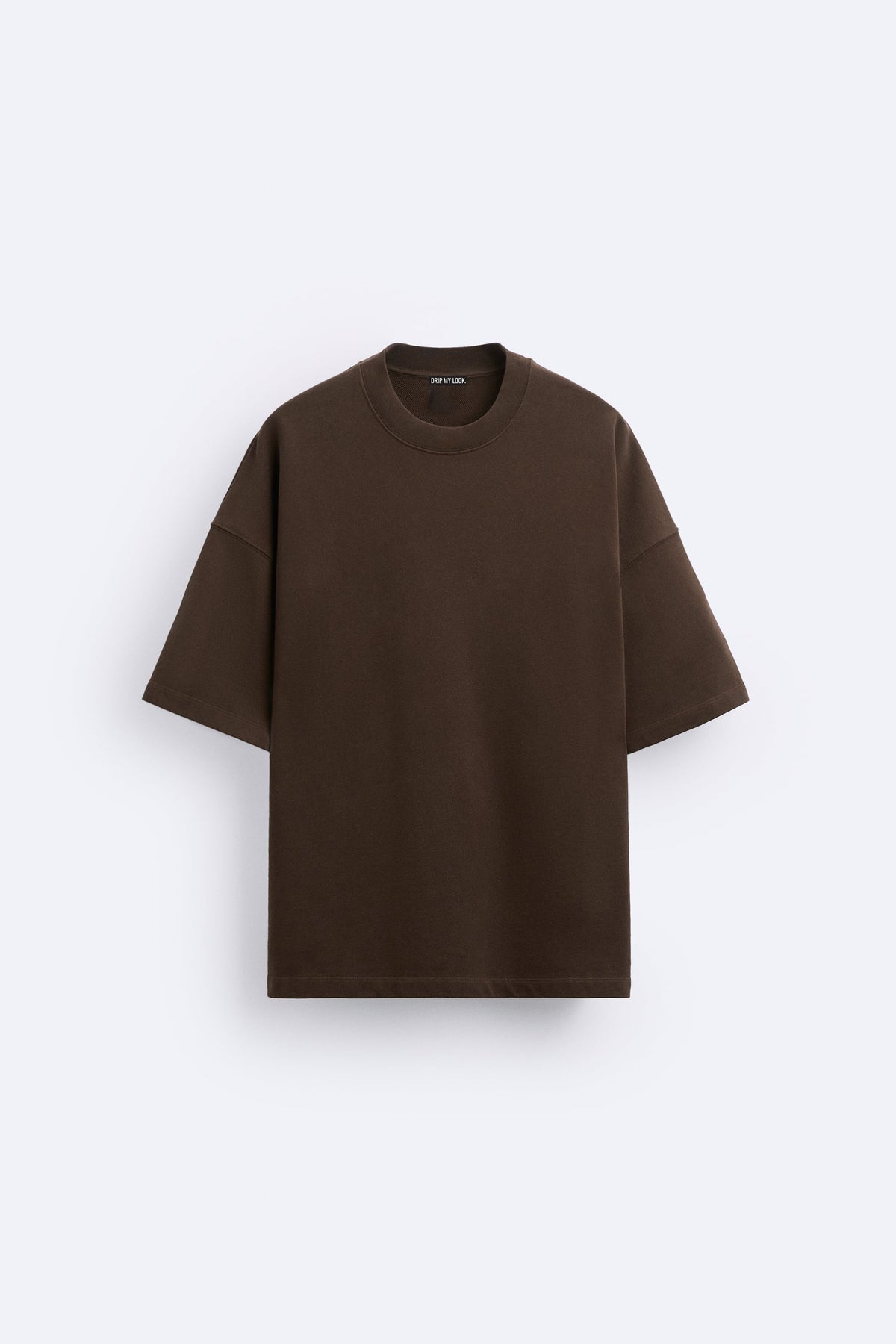 WOOD BROWN LOOSE FIT T-SHIRT