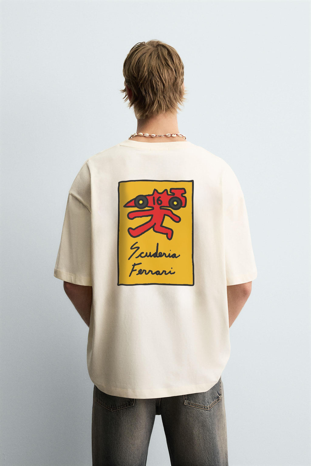 SCUDERIA FERRARI FORMULA 1 OVERSIZED T SHIRT