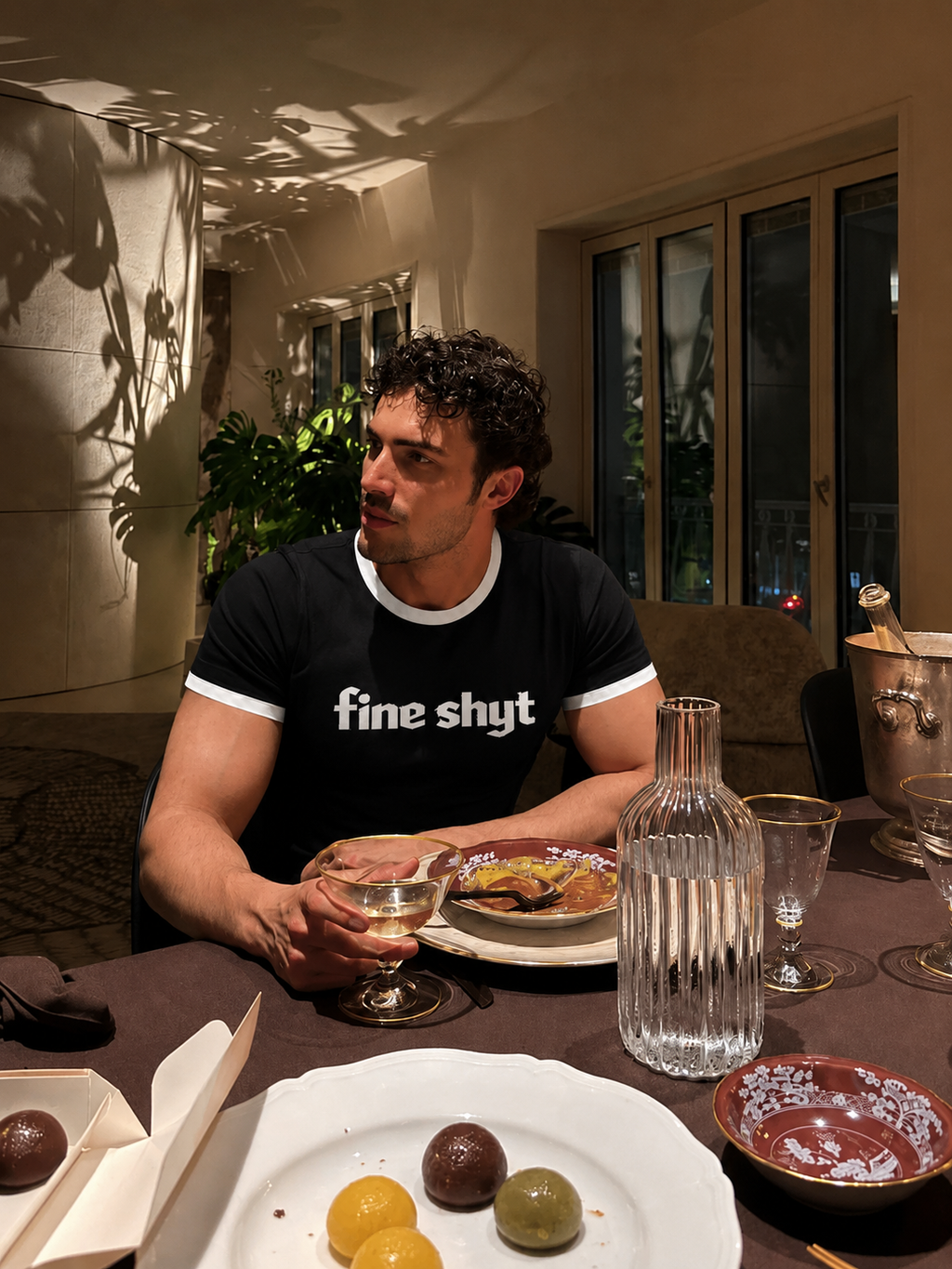 FINE SHYT UNISEX RINGER TSHIRT