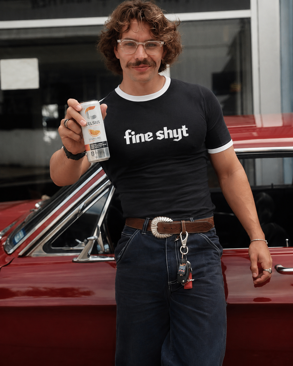 FINE SHYT UNISEX RINGER TSHIRT