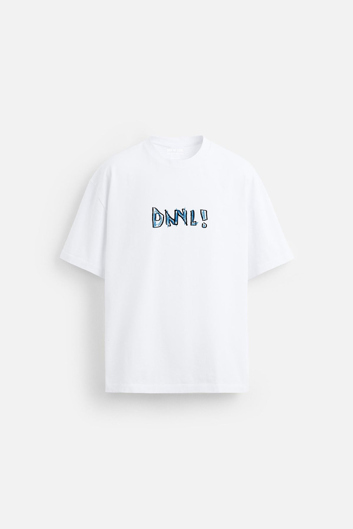 SATISFIED WHITE LOOSEFIT TSHIRT