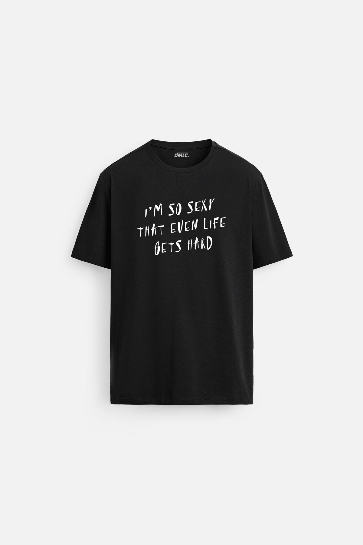 SO SEXY BLACK STRETCH SLIMFIT TSHIRT
