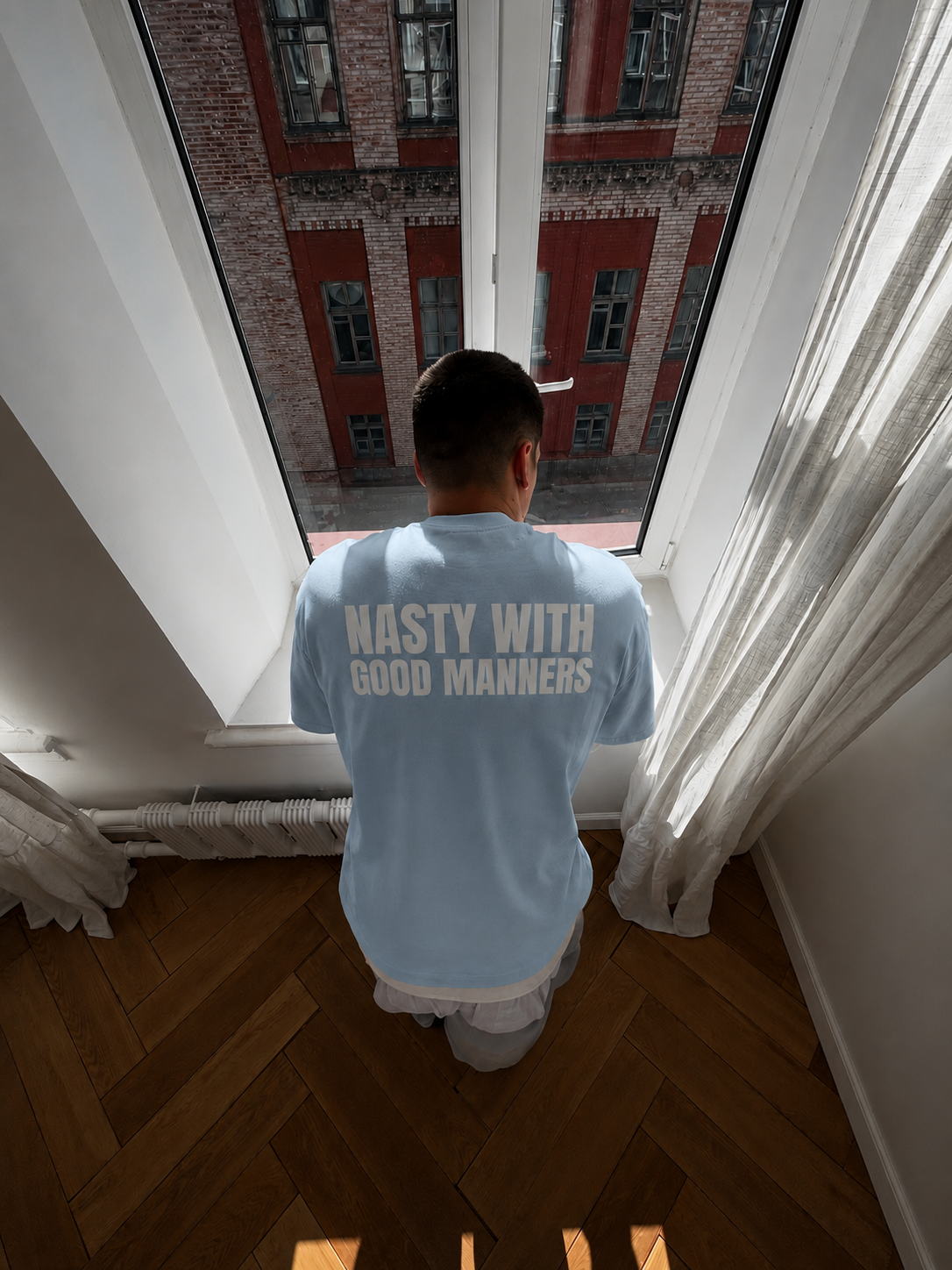 GOOD MANNERS OVERSIZED TSHIRT
