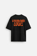 LOL BLACK OVERSIZED TSHIRT