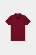 MAROON SUPER SOFT PIQUE KNIT REGULAR POLO SHIRT
