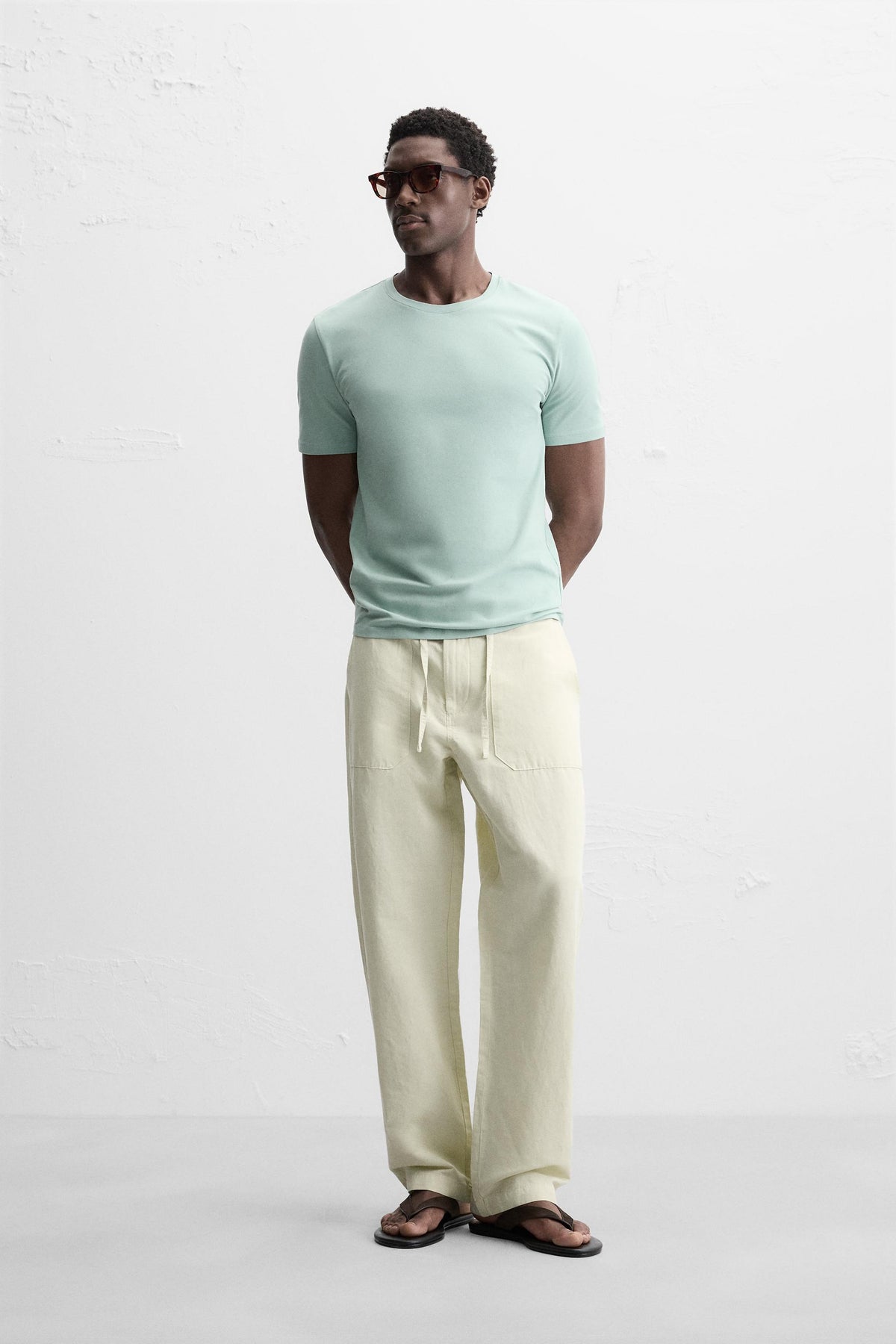 Basic Mint Stretch Slimfit Tshirt