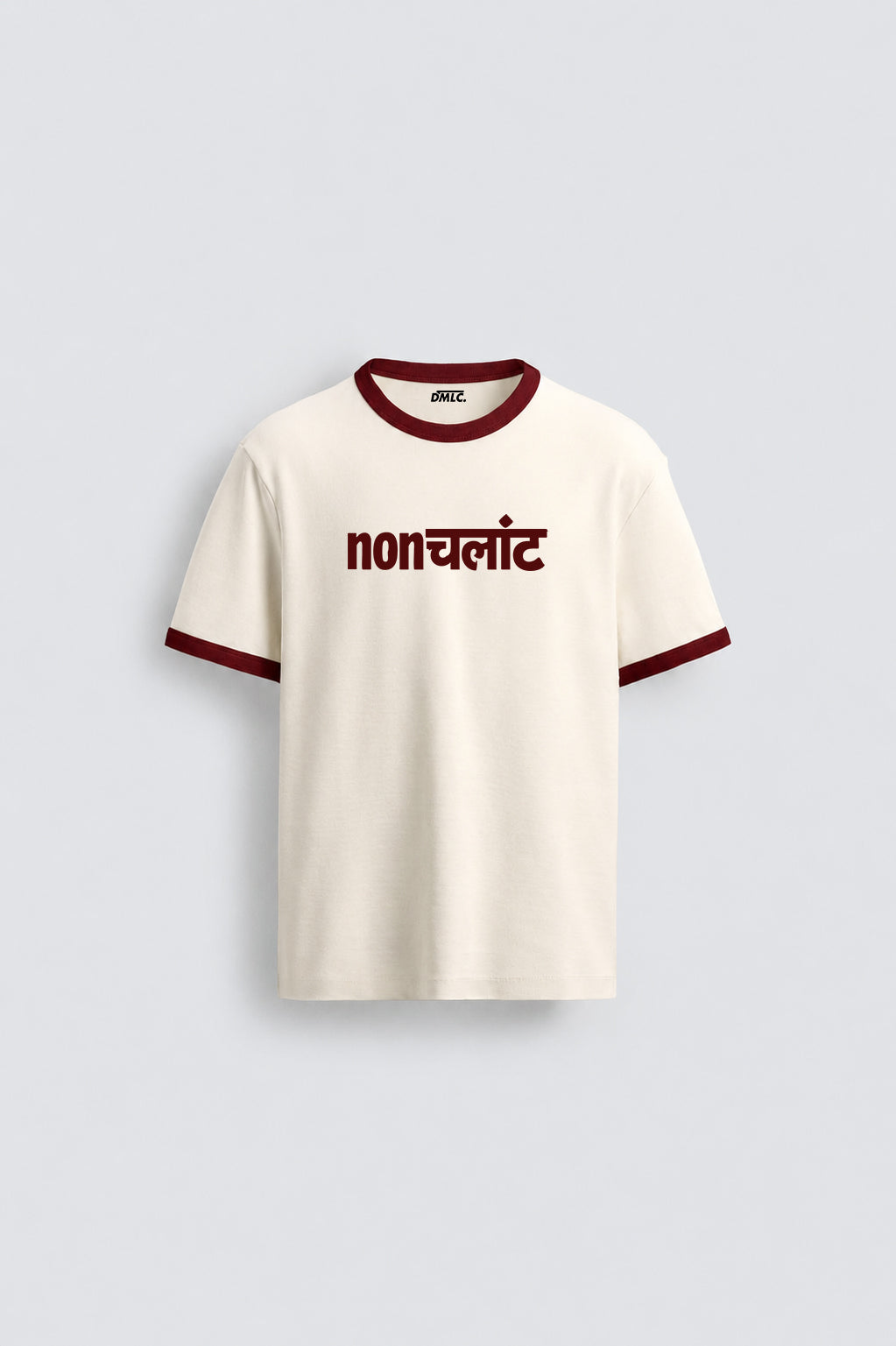 NONCHALANT UNISEX RINGER TSHIRT