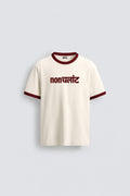NONCHALANT UNISEX RINGER TSHIRT
