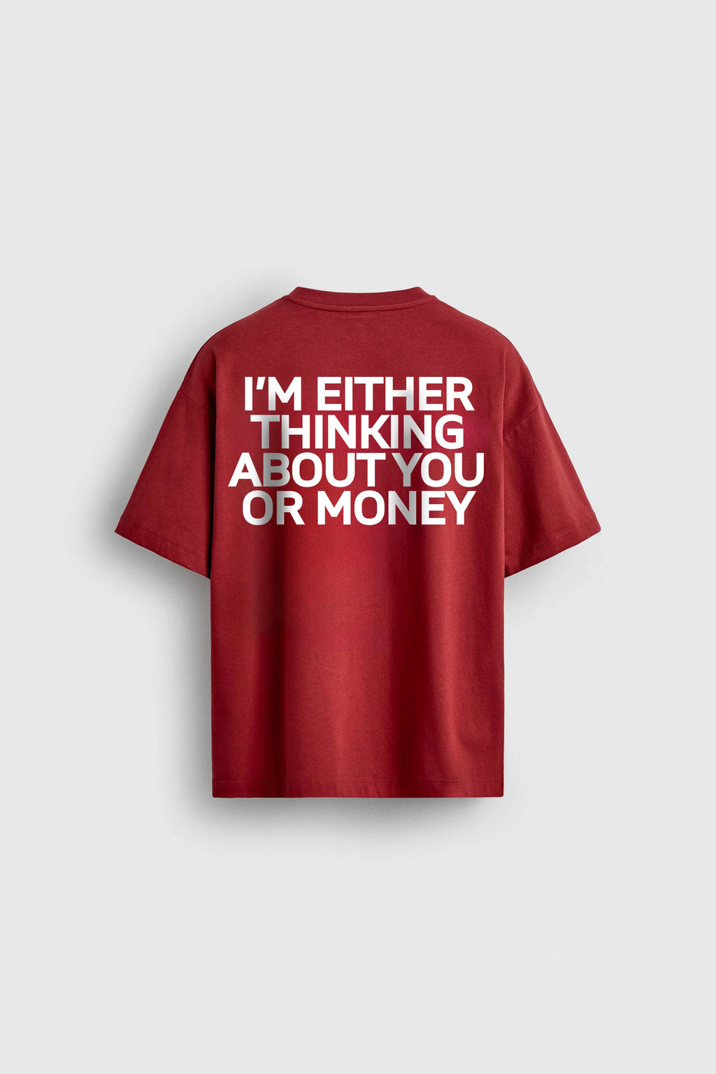 THINKING ABOUT MONEY OVERSIZED TSHIRT