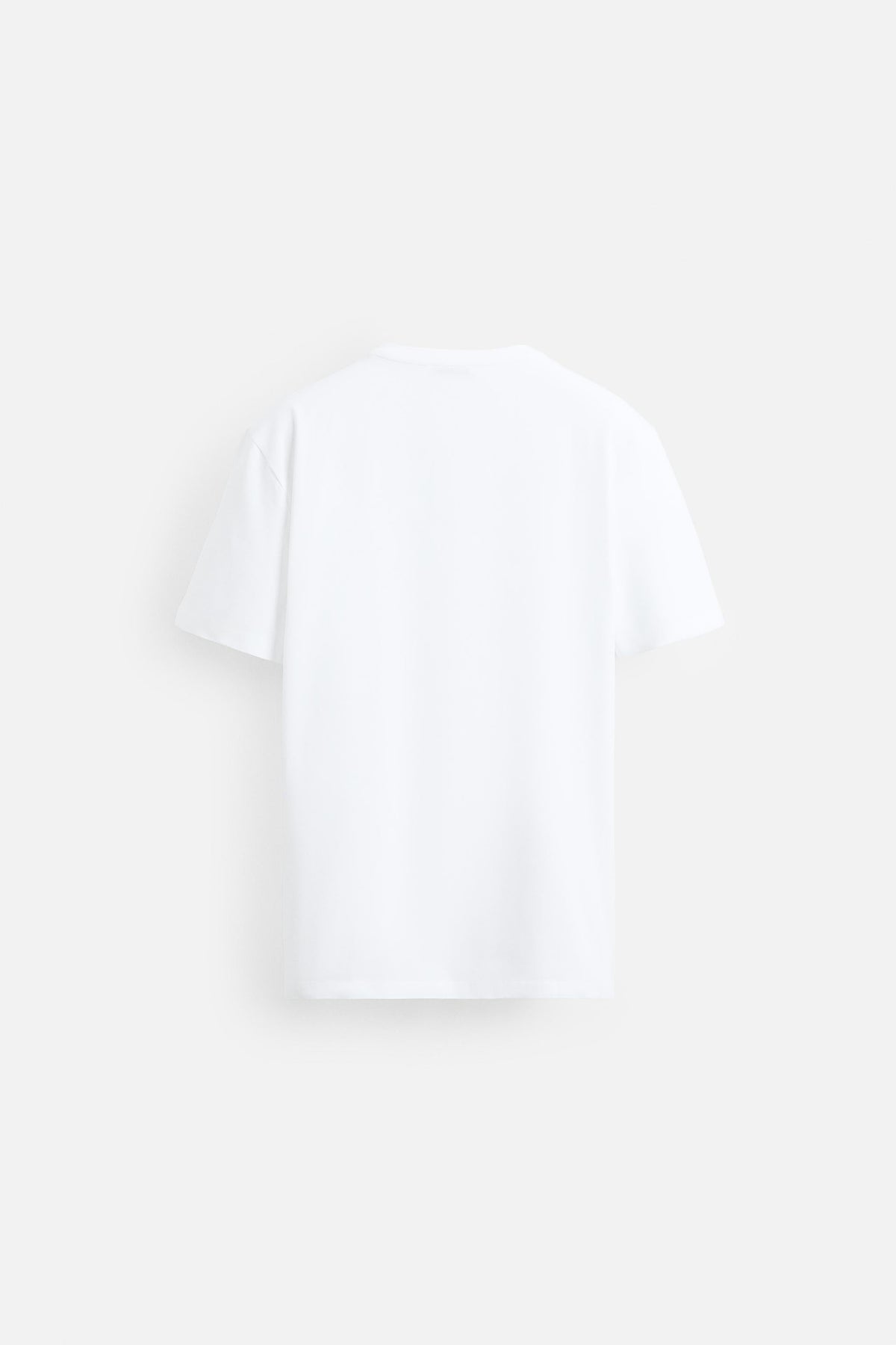 FET'S LUCK WHITE STRETCH SLIMFIT TSHIRT