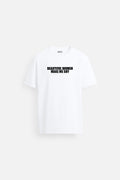 MAKE ME SHY STRETCHY WHITE TSHIRT