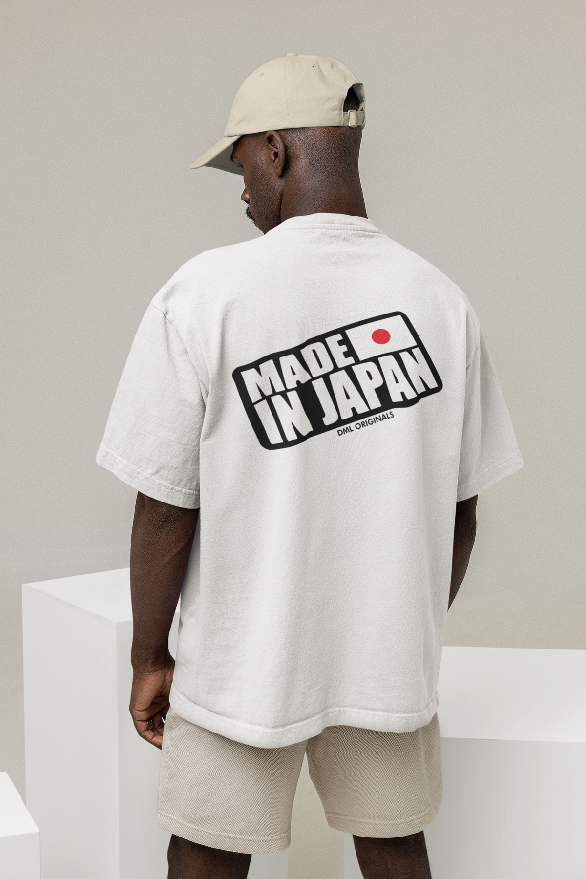 MADE IN JAPAN VINTAGE WHITE OVERSIZED T-SHIRT