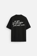 GOOD FEELING BLACK LOOSEFIT TSHIRT