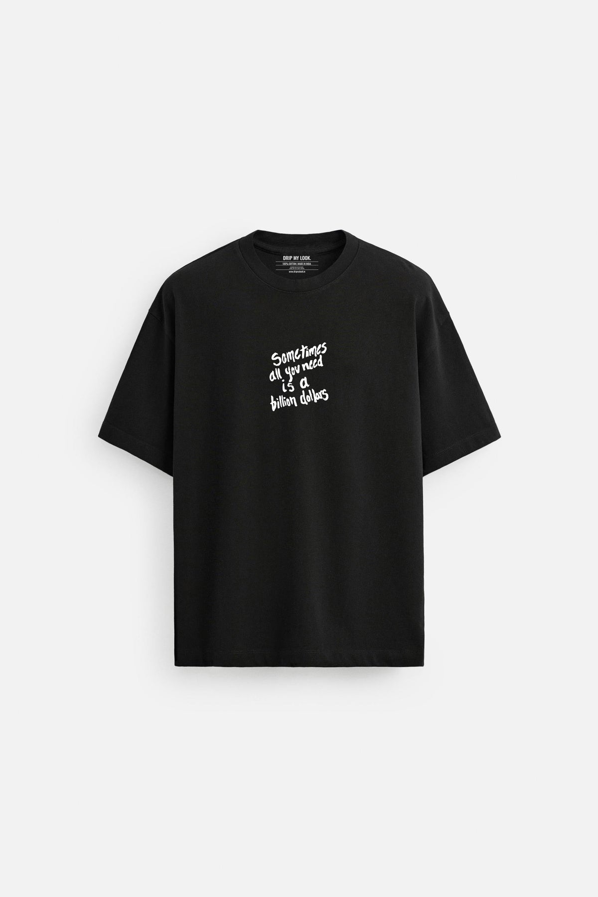 BILLION DOLLAR BLACK LOOSEFIT TSHIRT