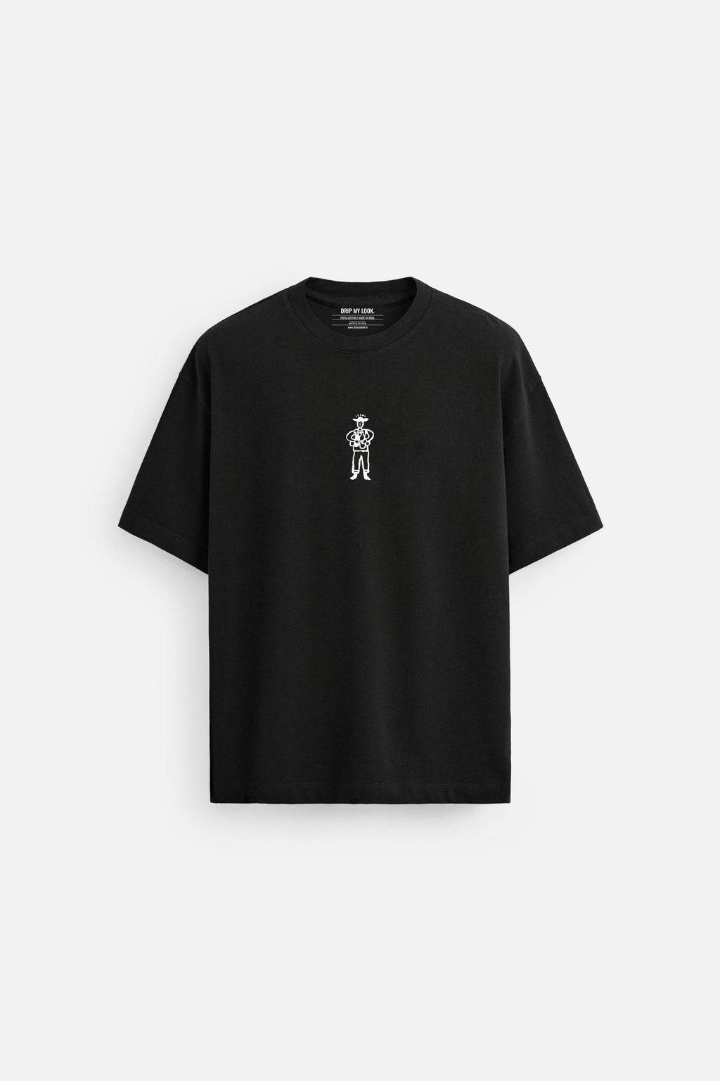 HOUSEPARTY BLACK LOOSEFIT TSHIRT