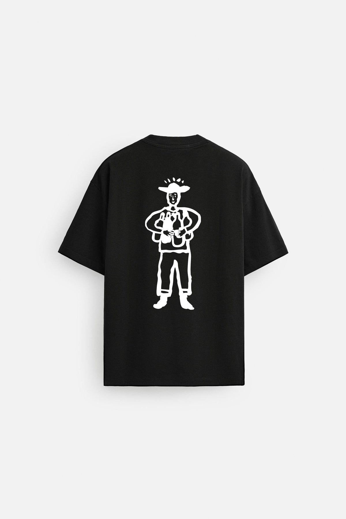 HOUSEPARTY BLACK LOOSEFIT TSHIRT
