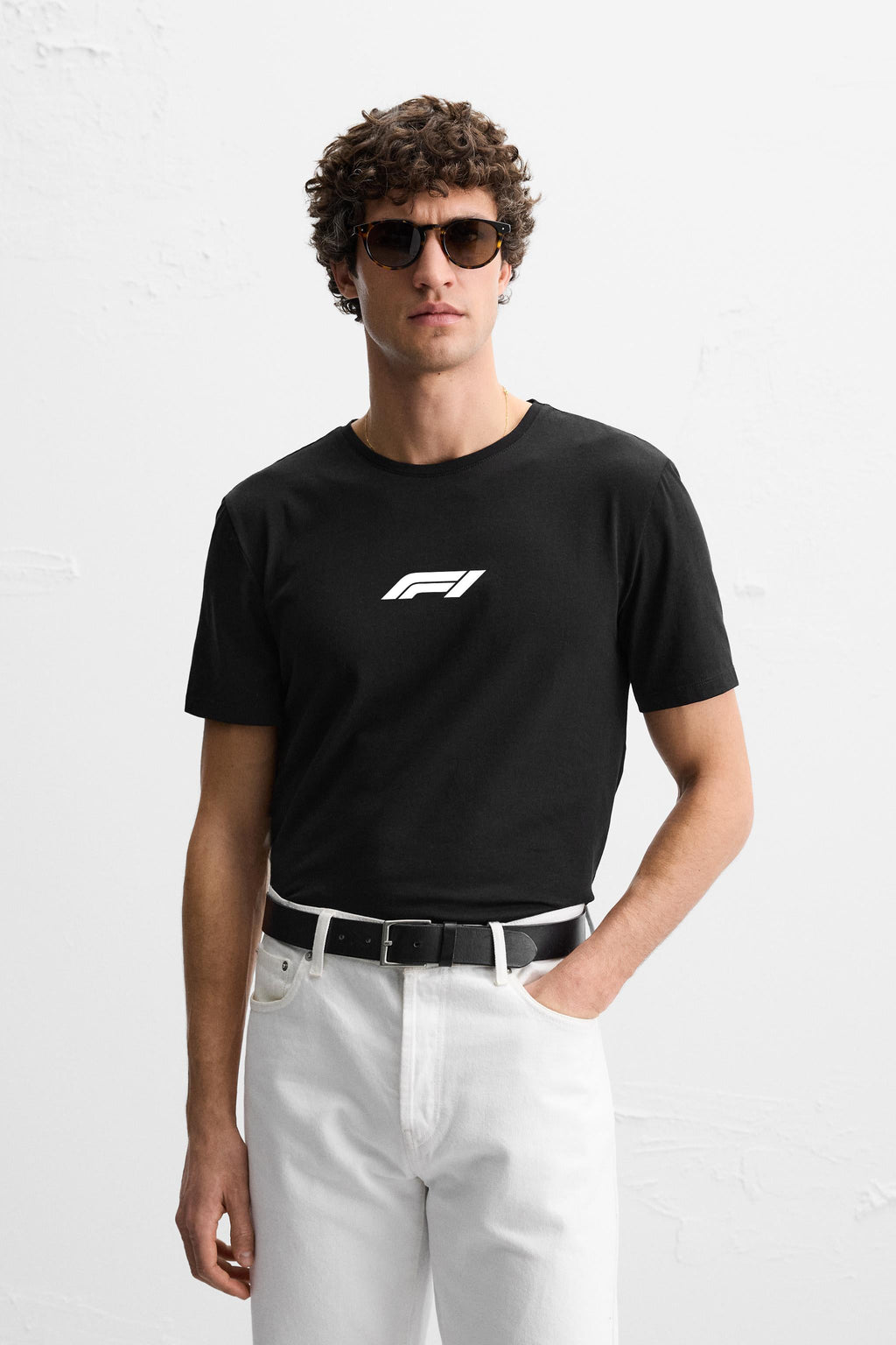 FORMULA ONE LOGO CREWNECK T-SHIRT