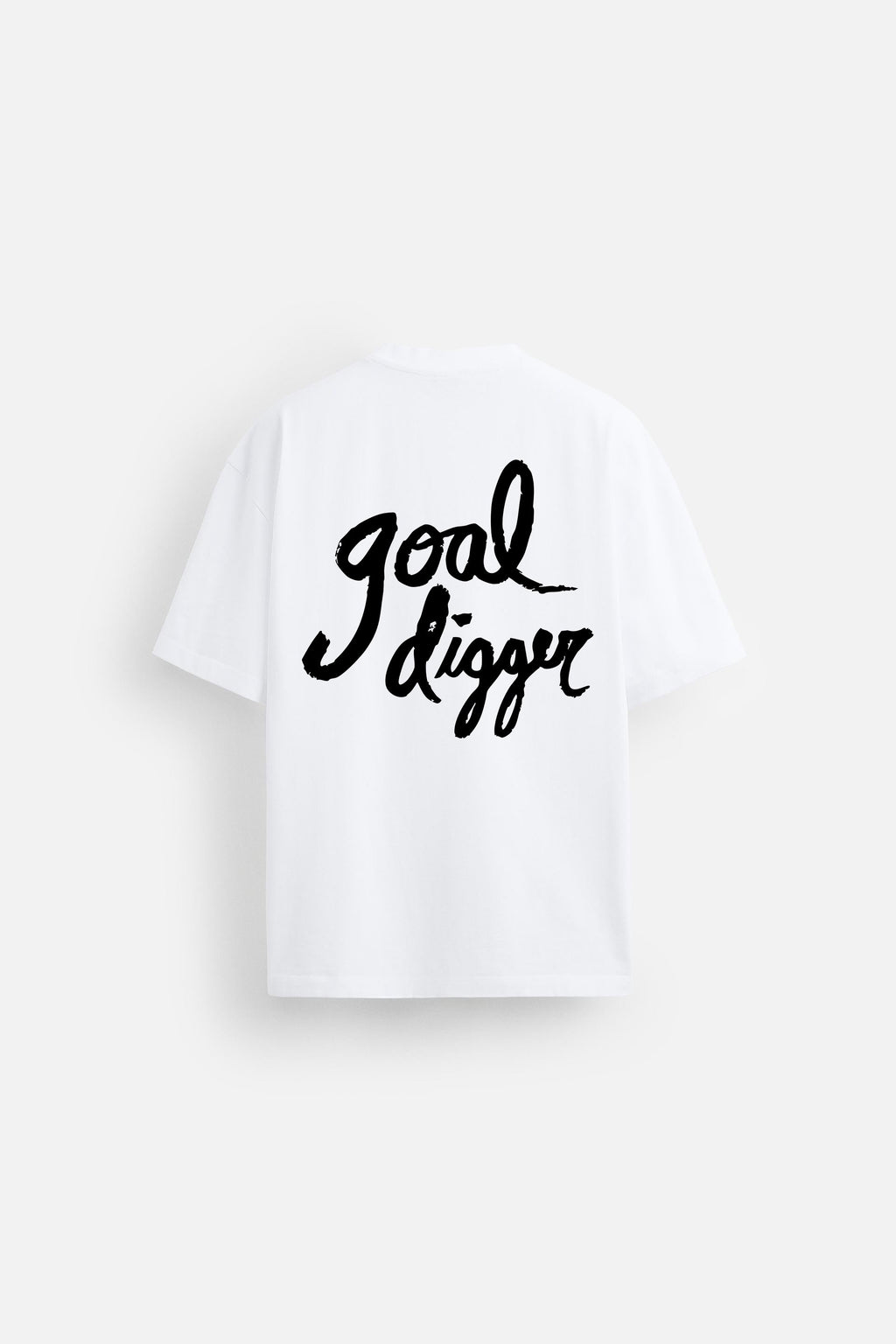 GOAL DIGGER WHITE LOOSEFIT TSHIRT