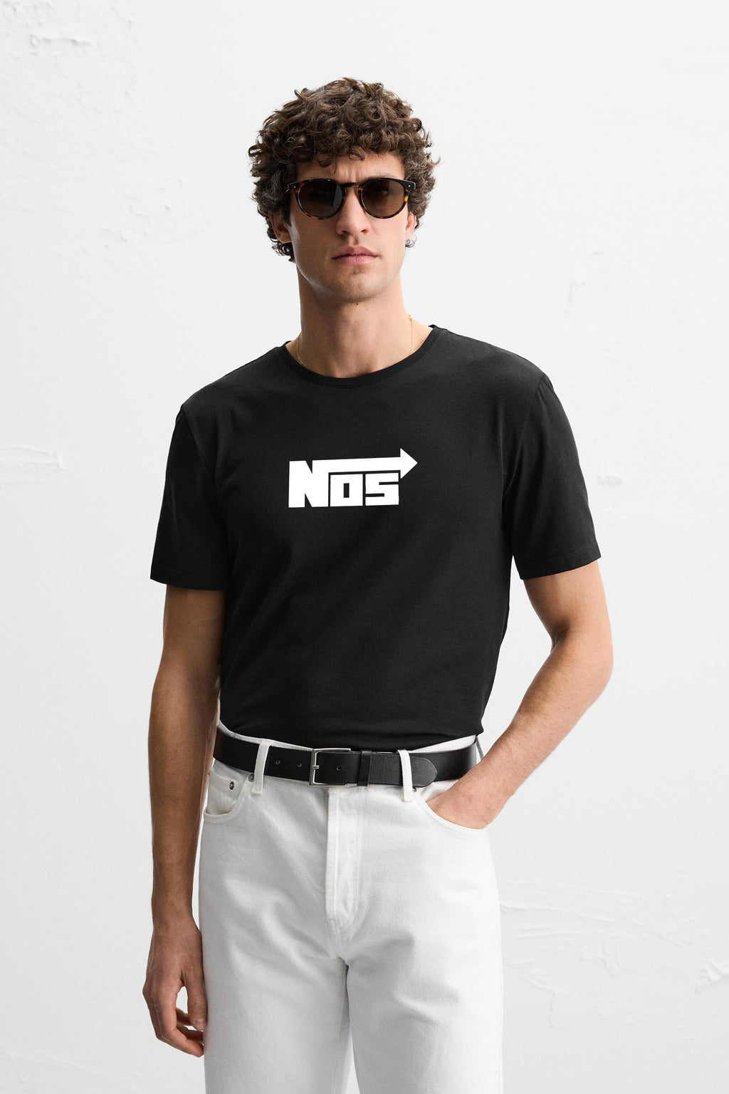 NOS LOGO CREWNECK T-SHIRT