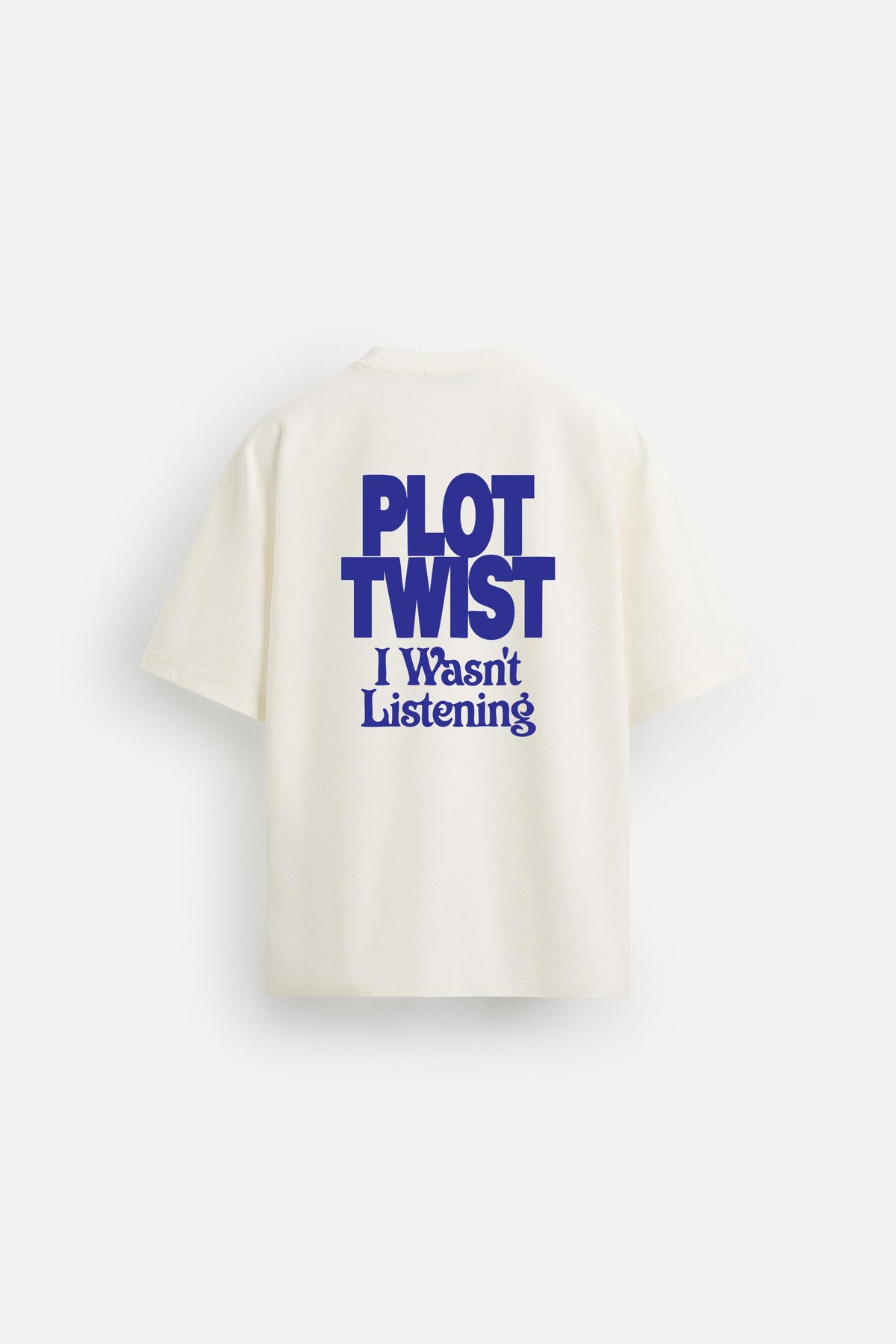 PLOT TWIST OVERSIZED TERRY TSHIRT