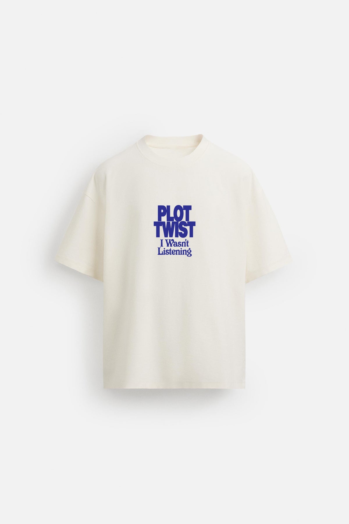 PLOT TWIST OVERSIZED TERRY TSHIRT