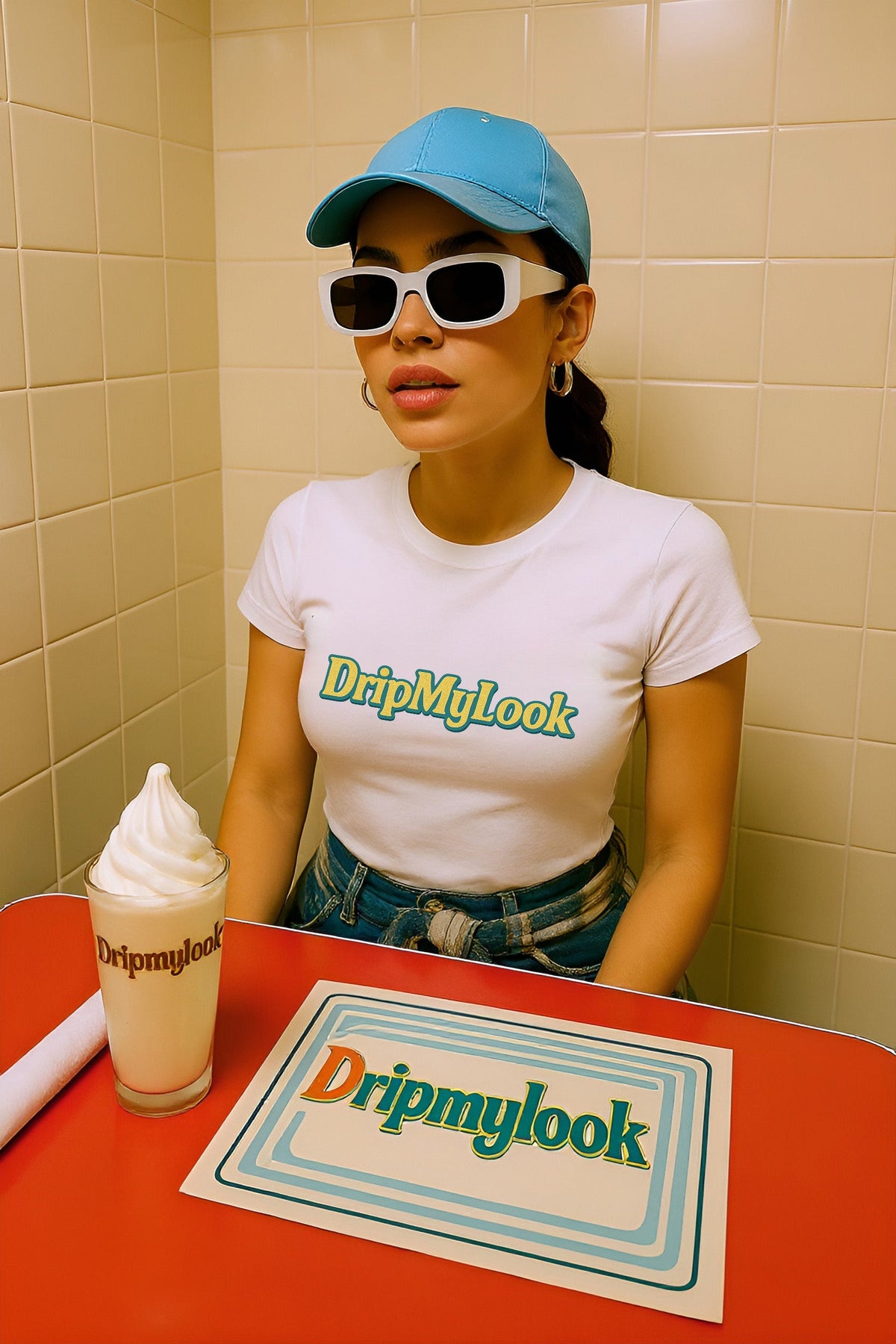 WHITE BABY TEE