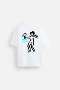 WINE ASSAULT WHITE LOOSEFIT TSHIRT